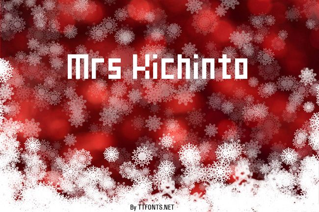 Mrs Kichinto example